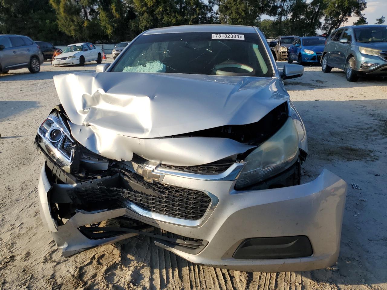 2015 Chevrolet Malibu VIN 1G11C5SL9FU110555 Copart auction photo, front end / minor dent/scratches damage thumbnail 5