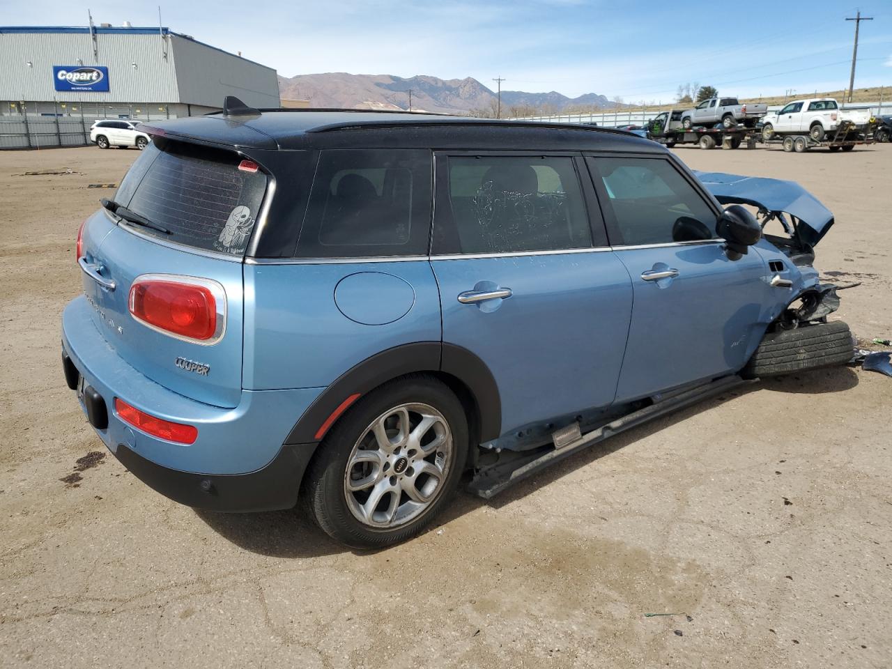 2017 MINI Cooper VIN WMWLU1C58H2C42095 Copart auction photo, front end / side damage thumbnail 3