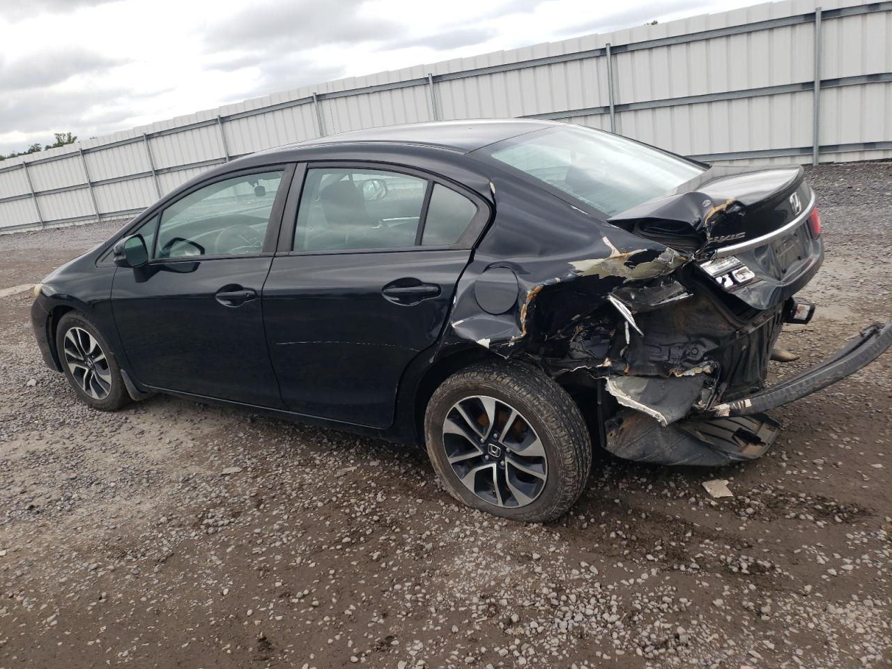 2013 Honda Civic VIN 19XFB2F89DE065049 Copart auction photo, rear end / undercarriage damage thumbnail 2