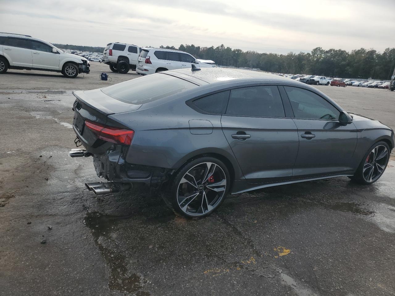 2022 Audi RS5 VIN WAUB4CF50NA022189 Copart auction photo, rear end / front end damage thumbnail 3
