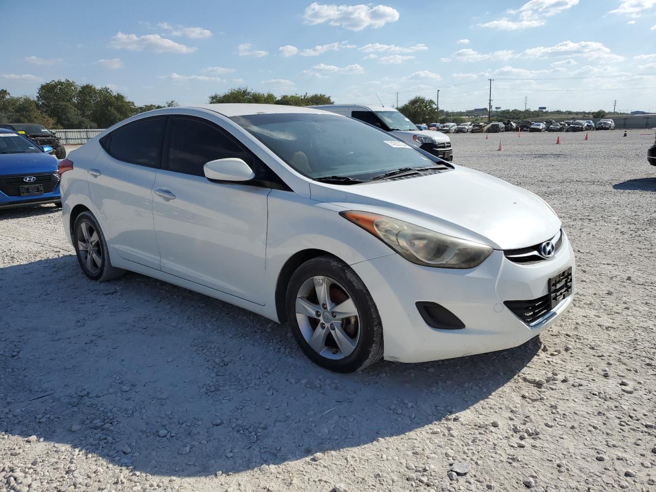 2013 Hyundai Elantra VIN 5NPDH4AE4DH361588 Copart auction photo, normal wear damage thumbnail 4