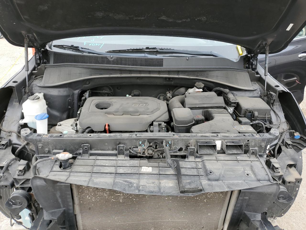 2018 KIA Sorento VIN 5XYPG4A38JG387869 Copart auction photo, front end / rear end damage thumbnail 12