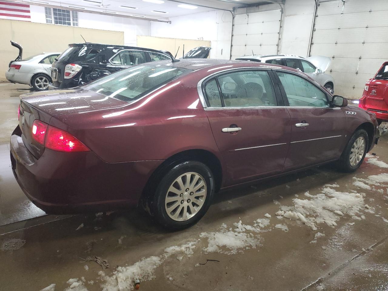 2007 Buick Lucerne VIN 1G4HP57297U210467 Copart auction photo, front end / side damage thumbnail 3