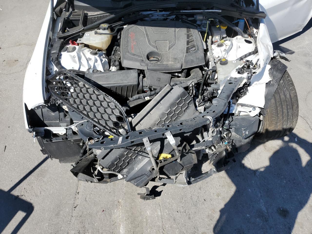 2019 Alfa Romeo Giulia VIN ZARFAMAN5K7616706 Copart auction photo, all over damage thumbnail 11