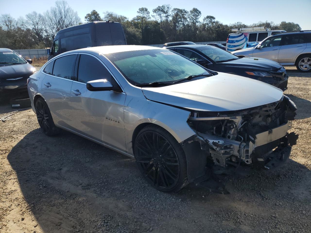 2020 Chevrolet Malibu VIN 1G1ZD5ST0LF045255 Copart auction photo, front end damage thumbnail 4