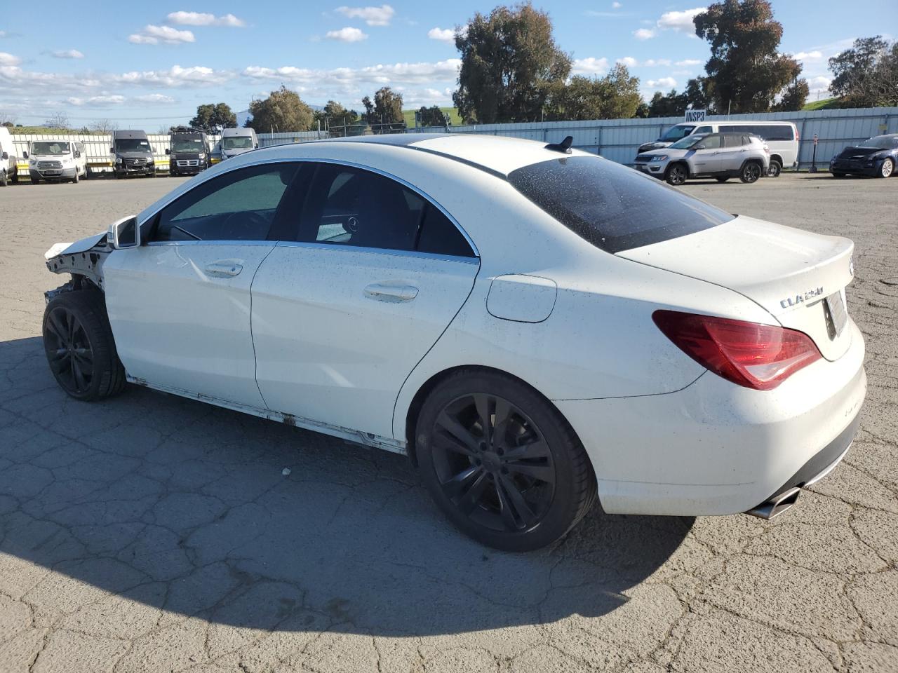 2014 Mercedes-Benz CLA-klasse VIN WDDSJ4EB3EN066758 Copart auction photo, front end damage thumbnail 2