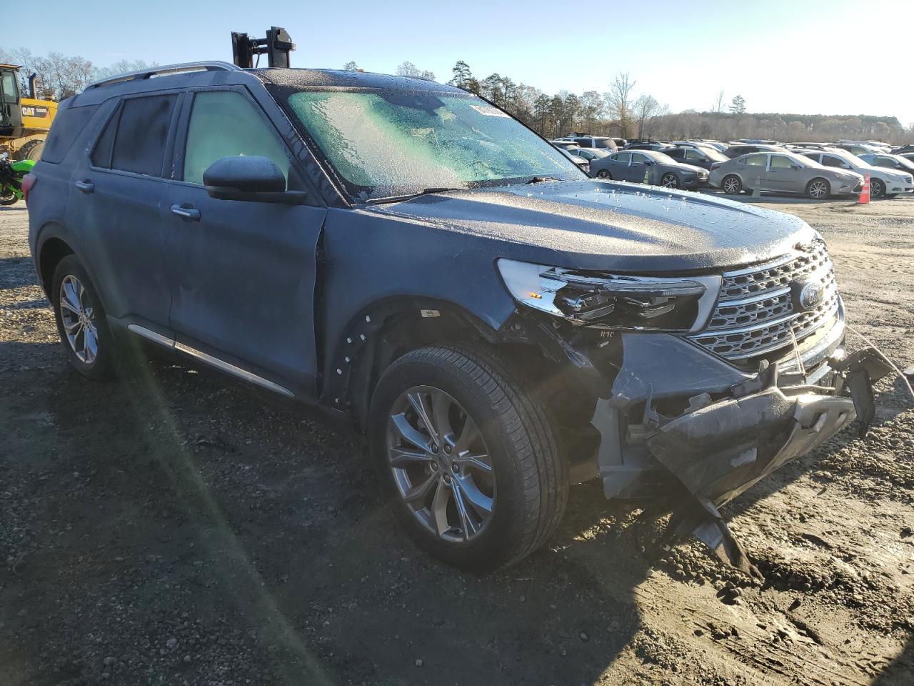 2020 Ford Explorer VIN 1FMSK8FH4LGB48352 Copart auction photo, front end damage thumbnail 4