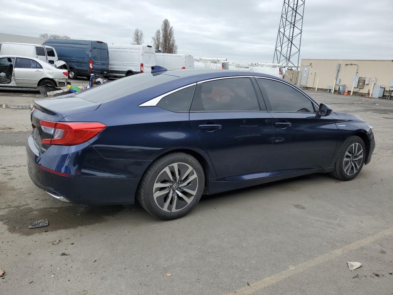 2019 Honda Accord VIN 1HGCV3F14KA020377 Copart auction photo, rear end / side damage thumbnail 3