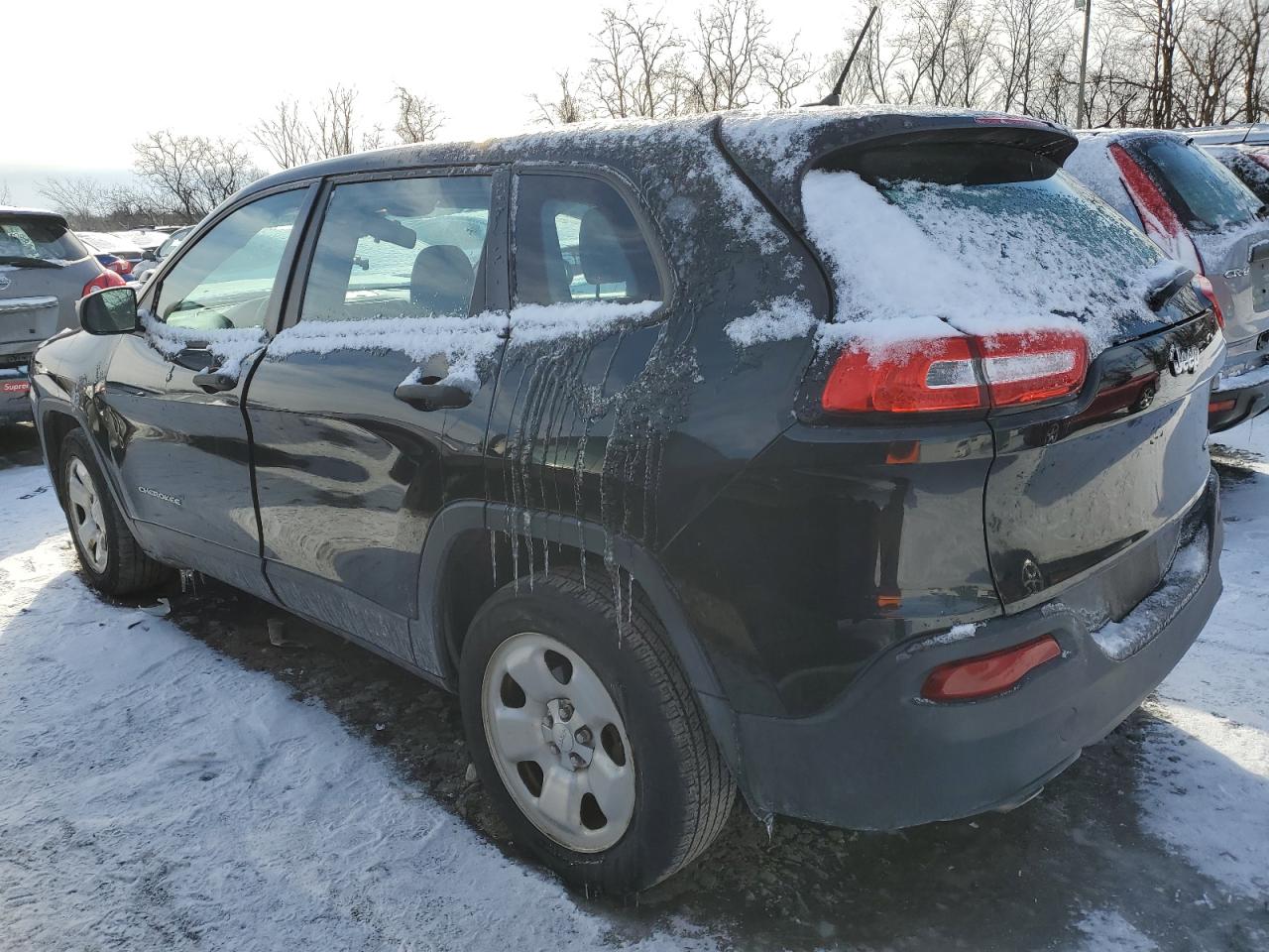 2014 Jeep Grand Cherokee VIN 1C4PJLAB1EW104790 Copart auction photo, front end damage thumbnail 2