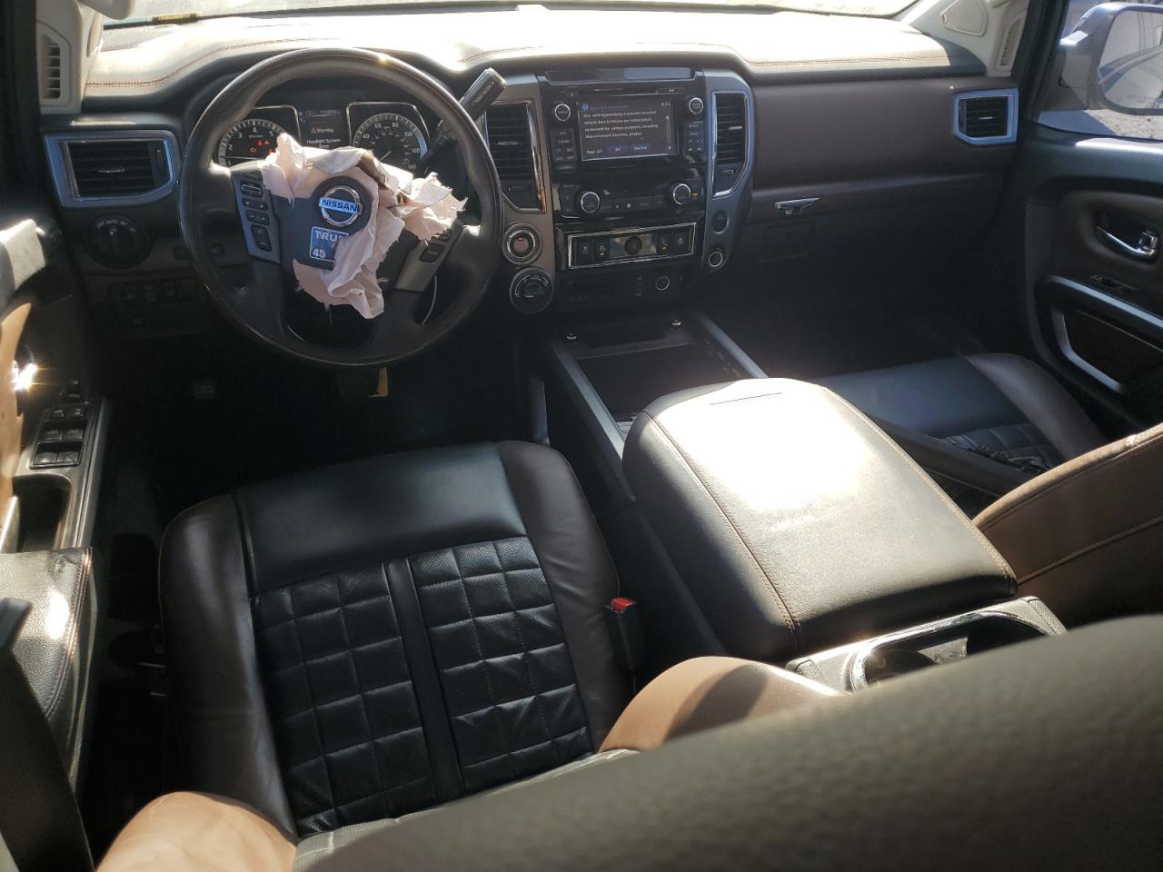 2017 Nissan Titan VIN 1N6AA1E58HN509907 Copart auction photo, front end damage thumbnail 8