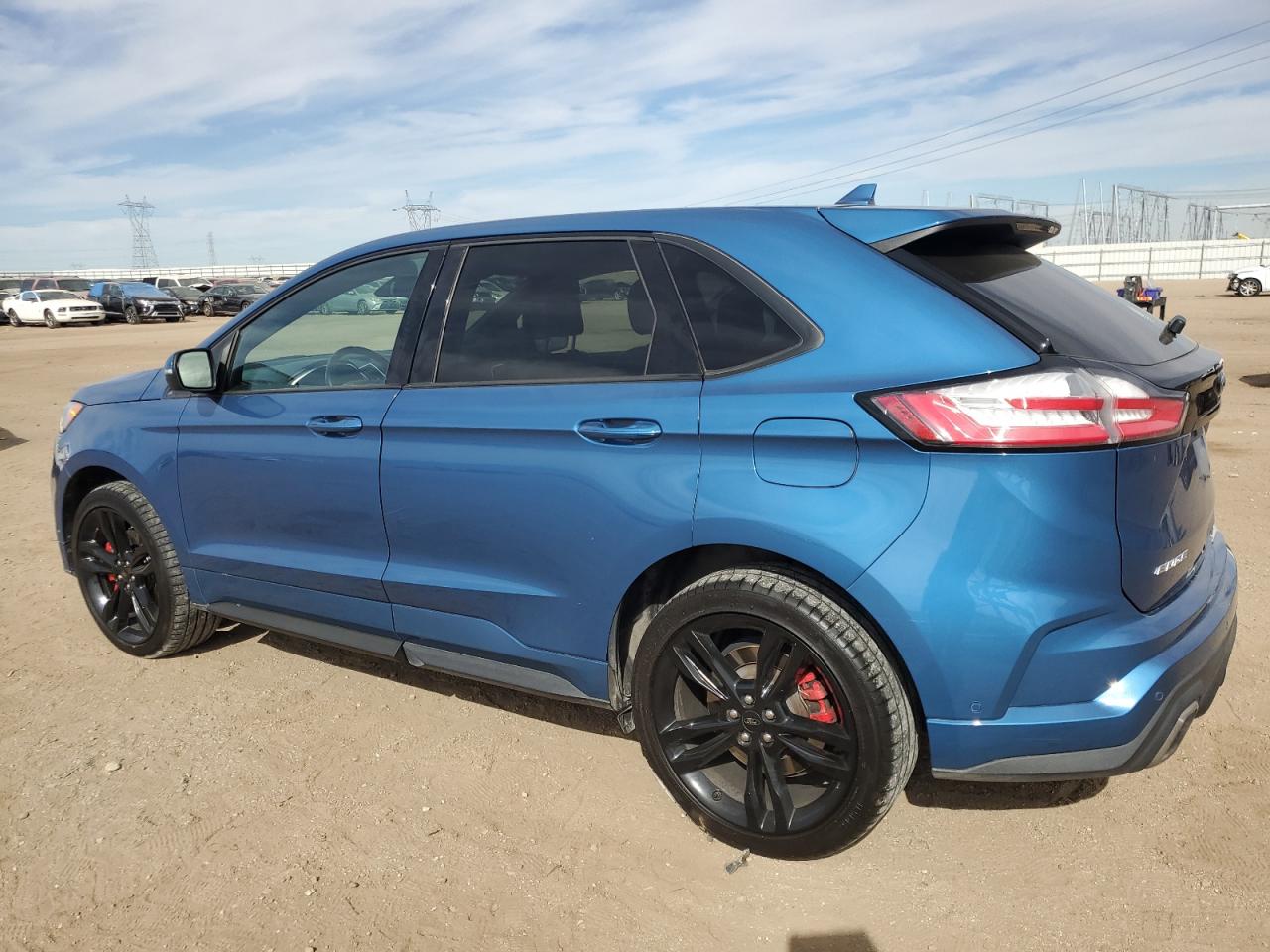 2020 Ford Edge VIN 2FMPK4AP1LBA13544 Copart auction photo, burn damage thumbnail 2
