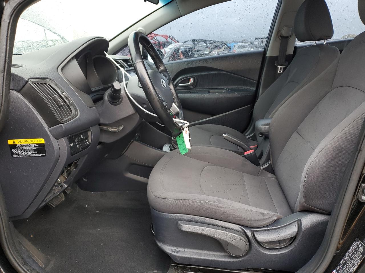 2014 KIA Rio VIN KNADN4A35E6388105 Copart auction photo, front end damage thumbnail 7