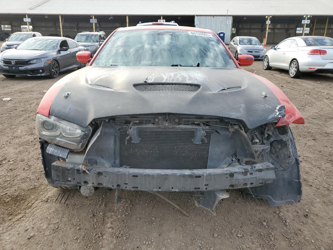 2014 Dodge Charger VIN 2C3CDXCT2EH348535 Copart auction photo, front end damage thumbnail 5