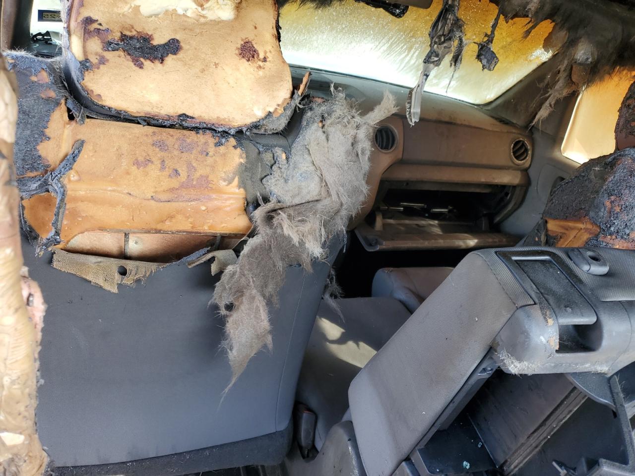 2014 Toyota Tundra VIN 5TFUW5F19EX370357 Copart auction photo, burn damage thumbnail 8
