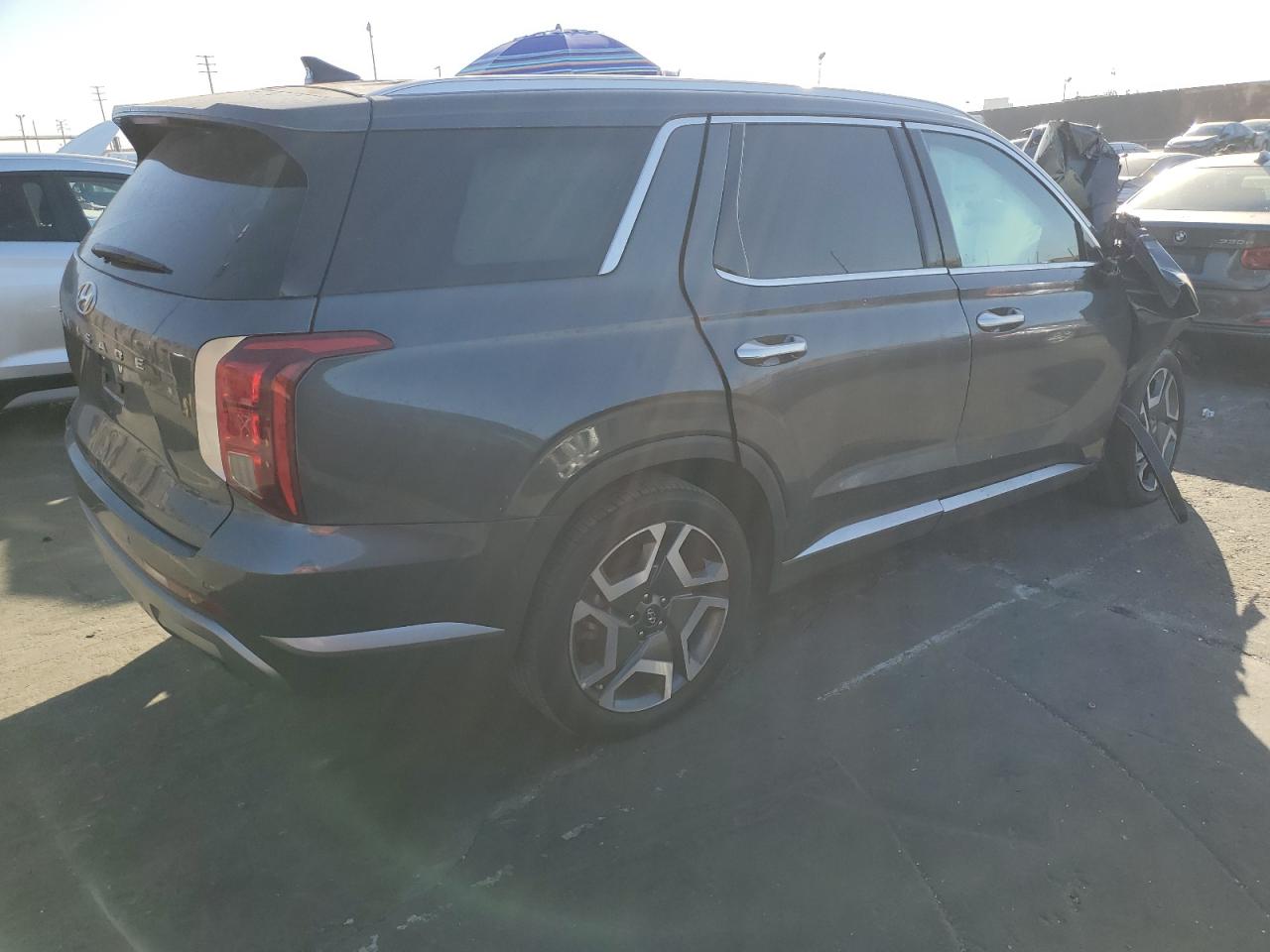 2023 Hyundai Palisade VIN KM8R44GEXPU494564 Copart auction photo, front end / undercarriage damage thumbnail 3
