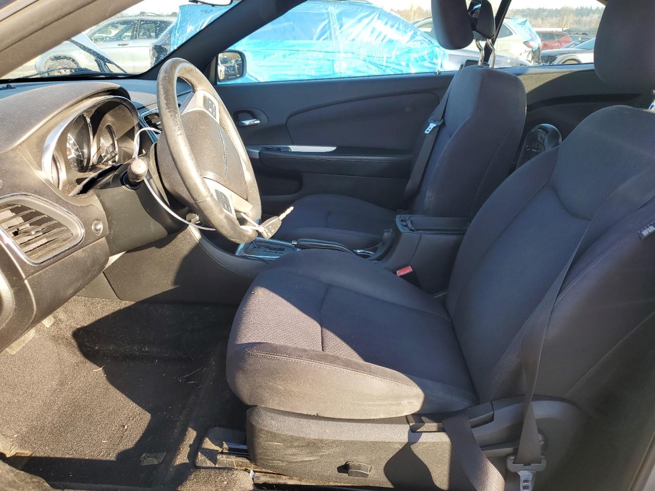 2013 Chrysler 200 VIN 1C3BCBEB0DN706940 Copart auction photo, rear end damage thumbnail 7