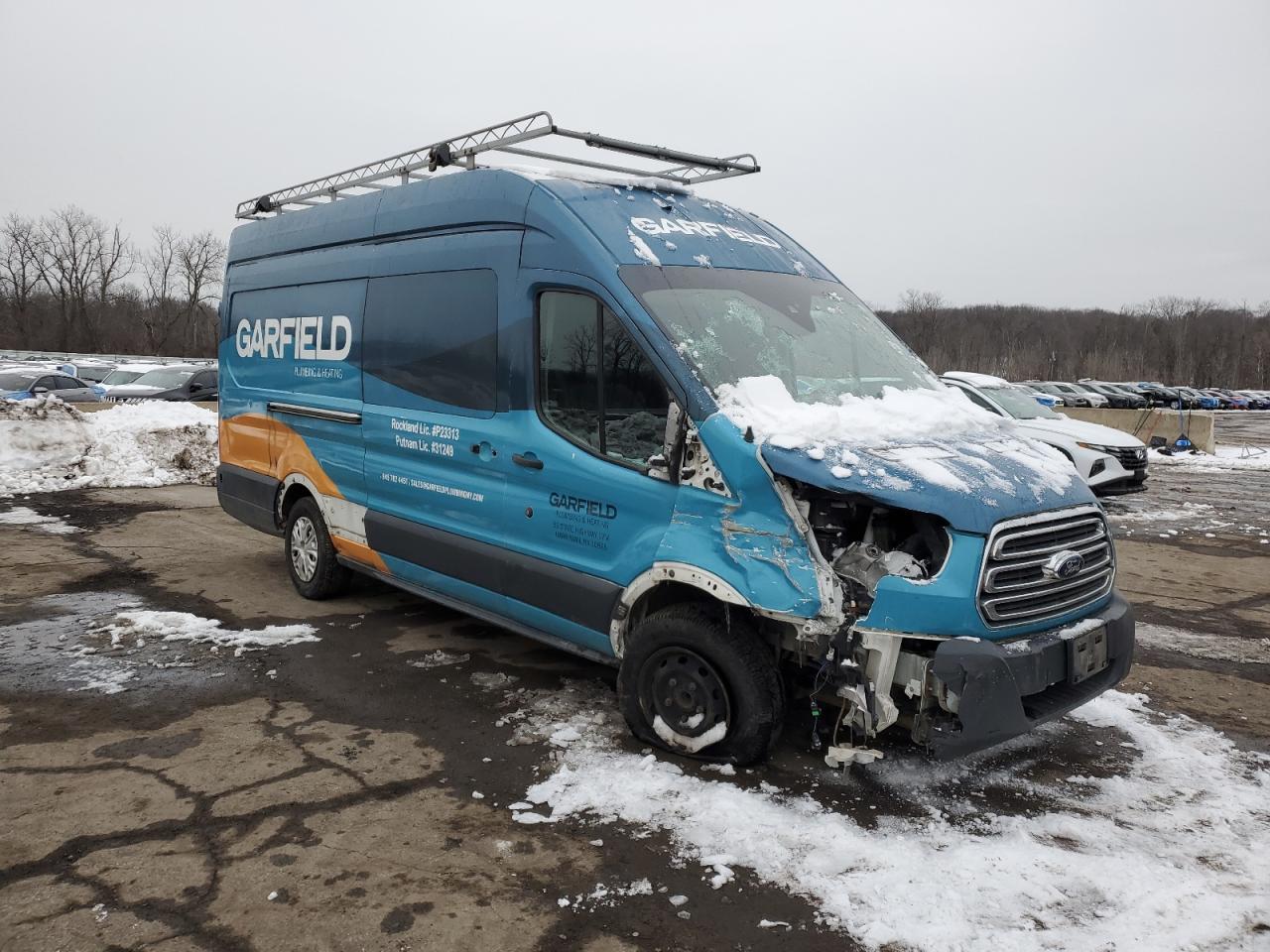 2017 Ford Transit VIN 1FTBW3XG0HKA38632 Copart auction photo, all over damage thumbnail 4