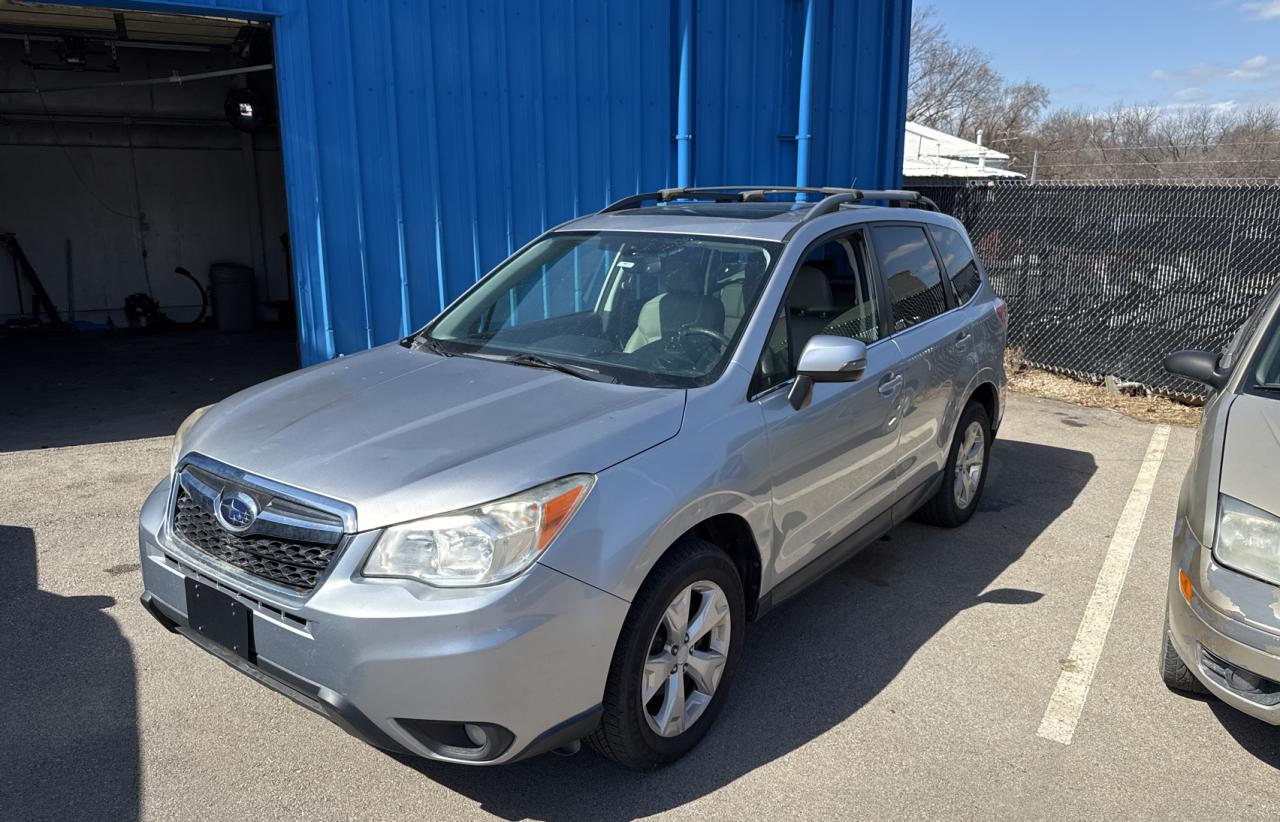 2014 Subaru Forester VIN JF2SJAMC2EH531808 Copart auction photo, normal wear / hail damage thumbnail 2