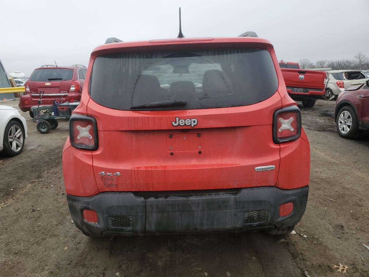 2015 Jeep Renegade VIN ZACCJBBHXFPC30009 Copart auction photo, side damage thumbnail 6
