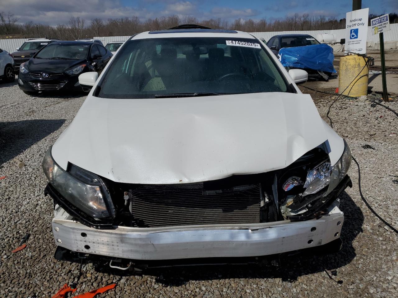 2015 Honda Civic VIN 19XFB2F90FE105515 Copart auction photo, front end damage thumbnail 5