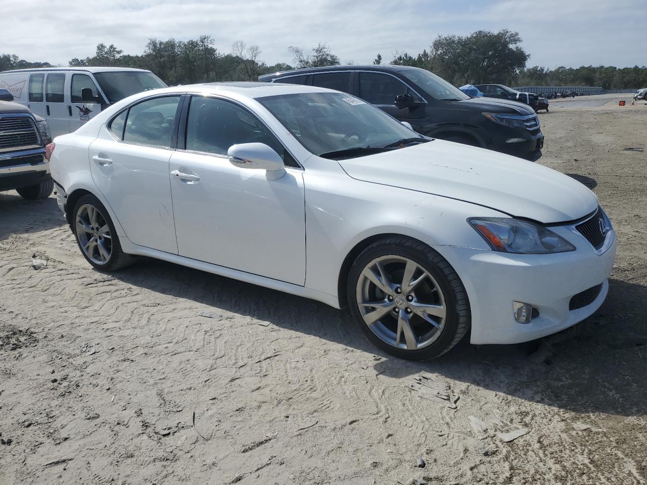 2010 Lexus IS VIN JTHBF5C25A5107355 Copart auction photo, all over damage thumbnail 4