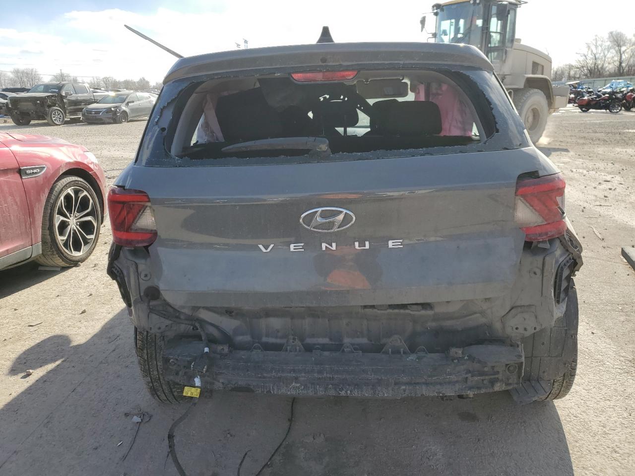 2020 Hyundai Venue VIN KMHRB8A32LU015603 Copart auction photo, front end / rear end damage thumbnail 6
