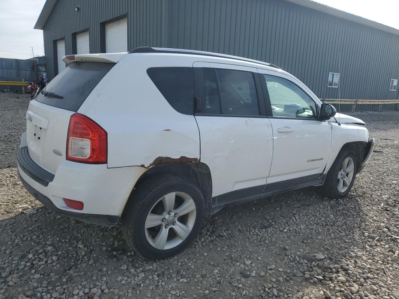 2012 Jeep Compass VIN 1C4NJCEBXCD565836 Copart auction photo, front end / rear end damage thumbnail 3