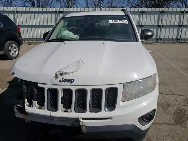 2012 Jeep Compass VIN 1C4NJCEB3CD601267 Copart auction photo, front end / side damage thumbnail 11
