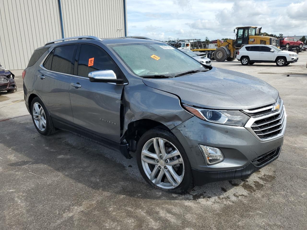 2018 Chevrolet Equinox VIN 3GNAXMEV0JL129671 Copart auction photo, front end damage thumbnail 4