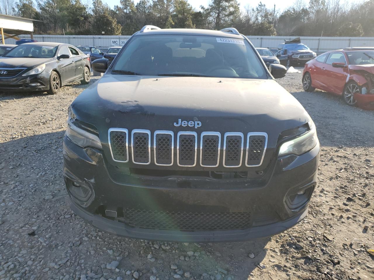 2019 Jeep Grand Cherokee VIN 1C4PJLCB2KD339915 Copart auction photo, front end / side damage thumbnail 5