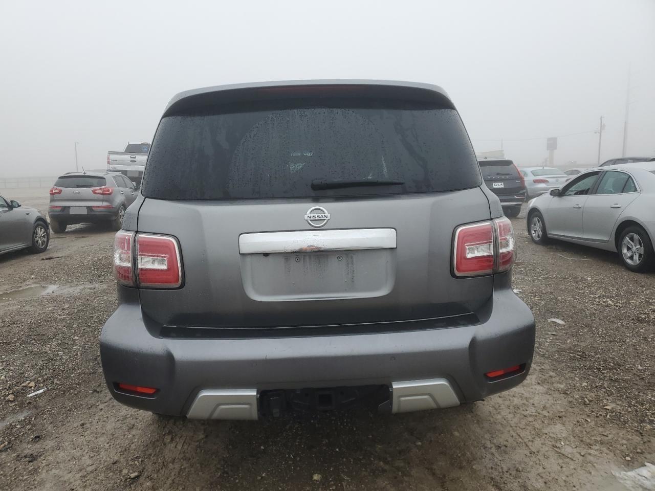 2017 Nissan Armada VIN JN8AY2NC0H9506807 Copart auction photo, front end damage thumbnail 6