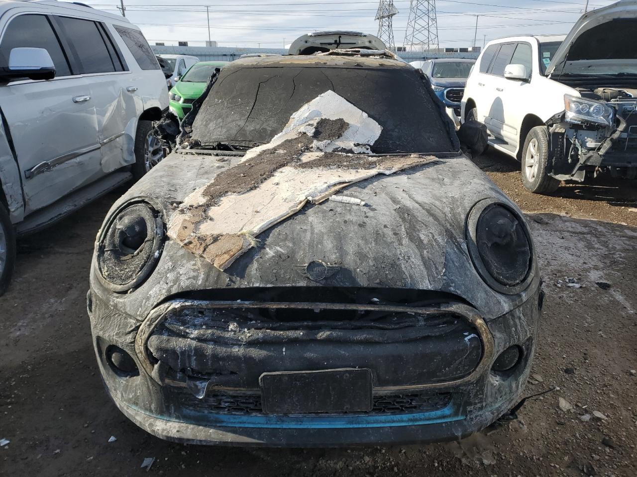 2015 MINI Cooper VIN WMWXM5C5XF3A97397 Copart auction photo, burn damage thumbnail 5