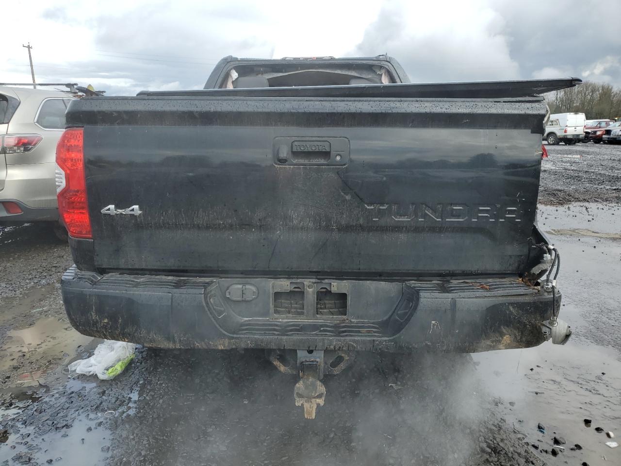 2019 Toyota Tundra VIN 5TFUM5F1XKX083174 Copart auction photo, rollover damage thumbnail 6