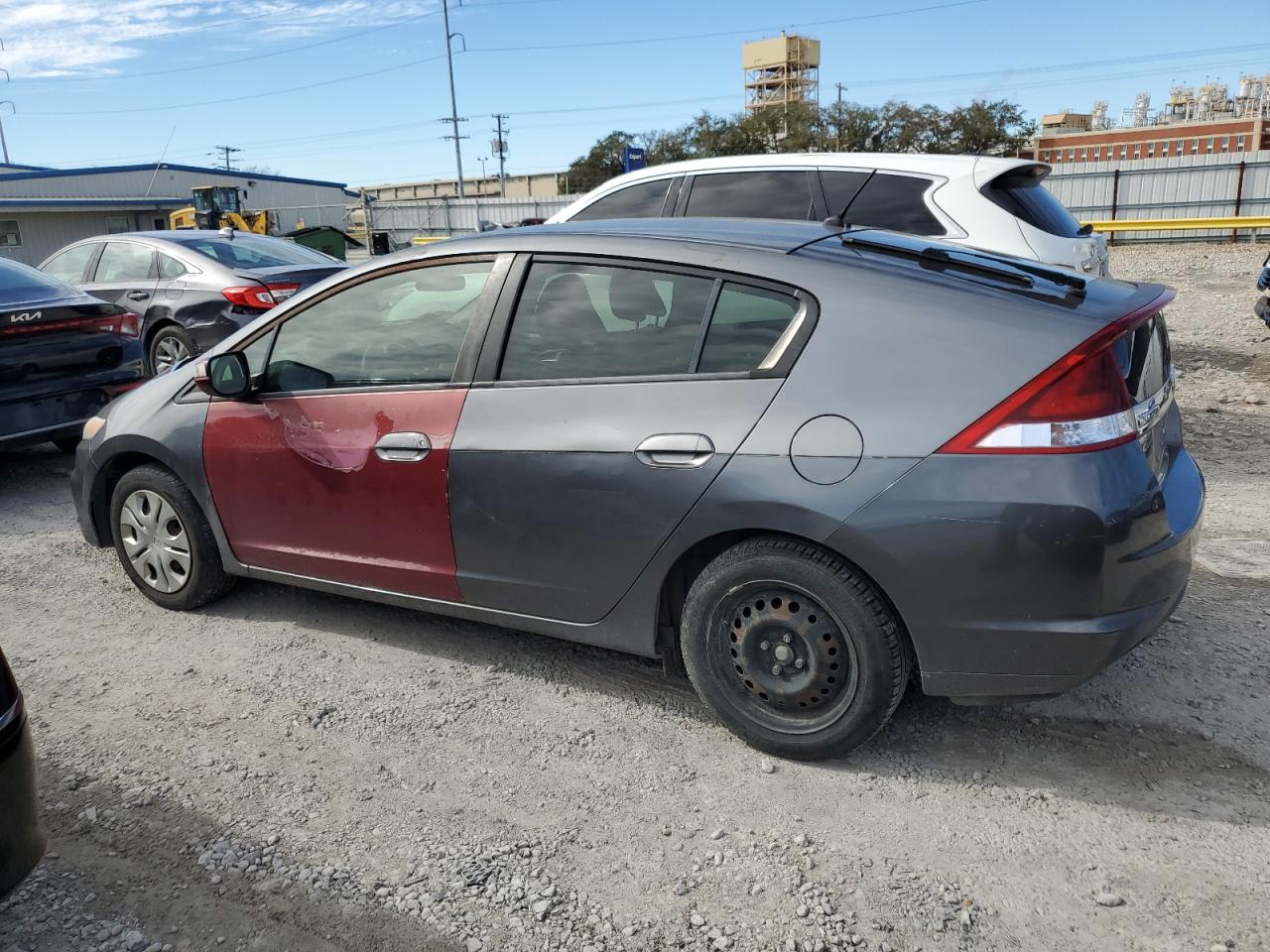 2012 Honda Insight VIN JHMZE2H53CS006533 Copart auction photo, side damage thumbnail 2