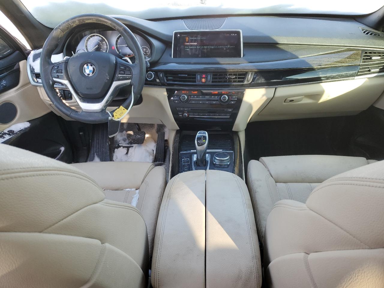 2018 BMW X5 VIN 5UXKR0C57JL072107 Copart auction photo, side / front end damage thumbnail 8