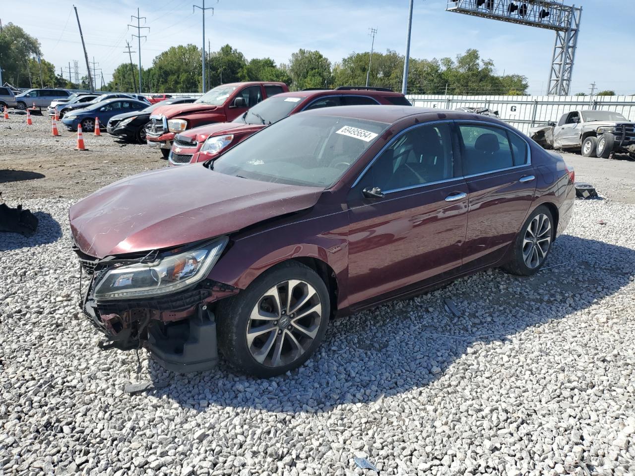 2014 Honda Accord VIN 1HGCR2F51EA093549