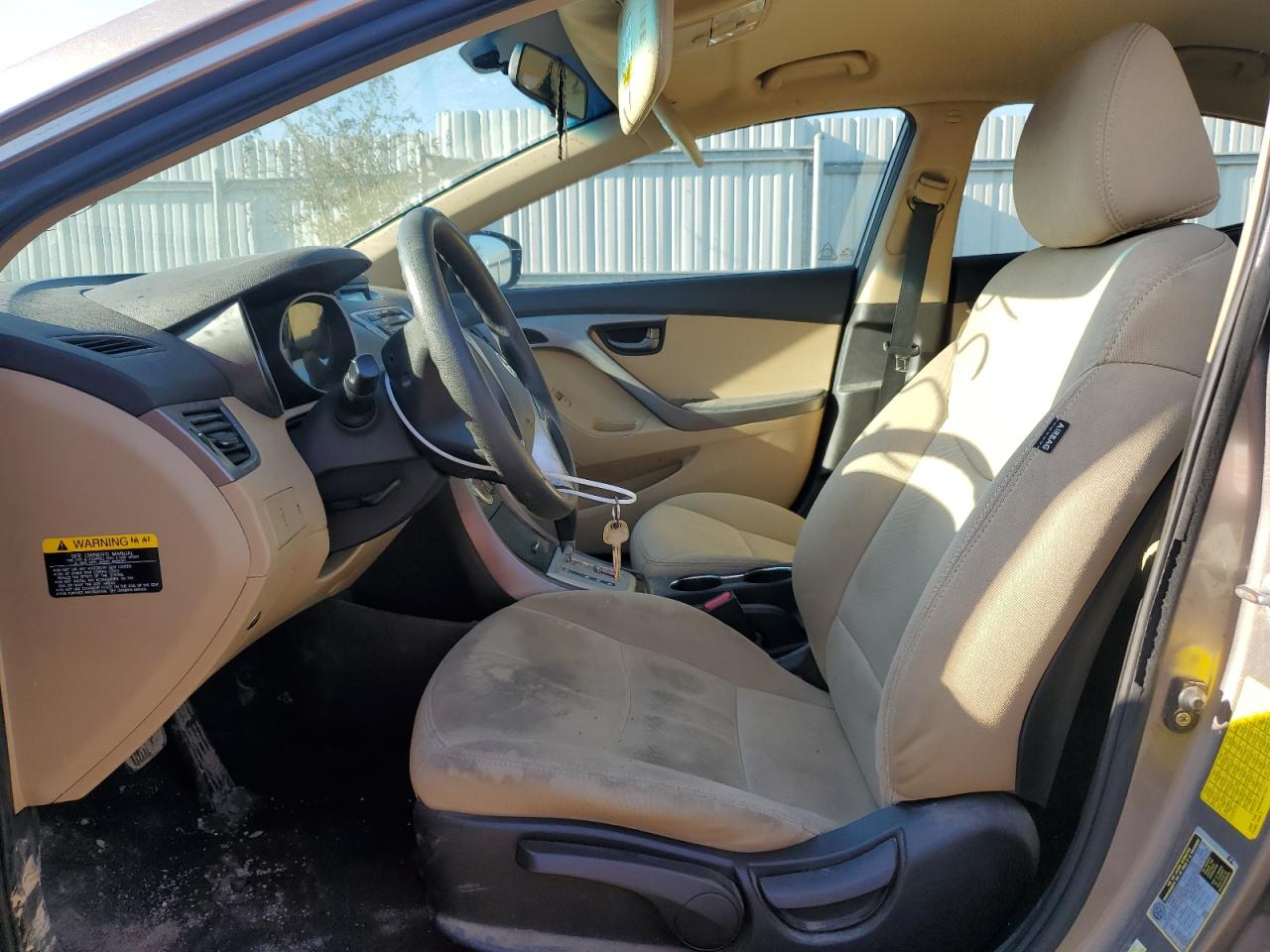 2011 Hyundai Elantra VIN 5NPDH4AE1BH024518 Copart auction photo, side / front end damage thumbnail 7