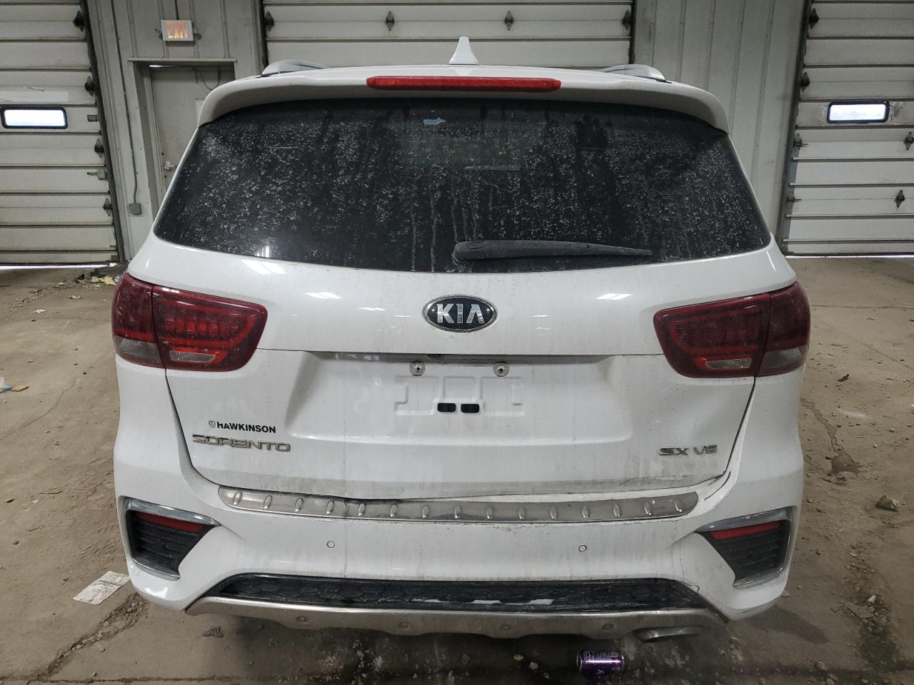 2020 KIA Sorento VIN 5XYPKDA51LG675011 Copart auction photo, front end / rear end damage thumbnail 6