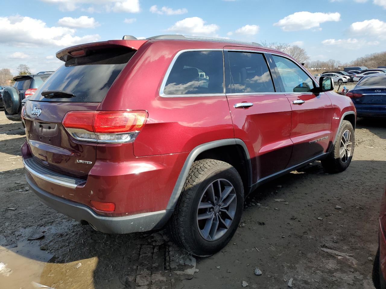 2017 Jeep Grand Cherokee VIN 1C4RJFBG6HC922848 Copart auction photo, front end damage thumbnail 3