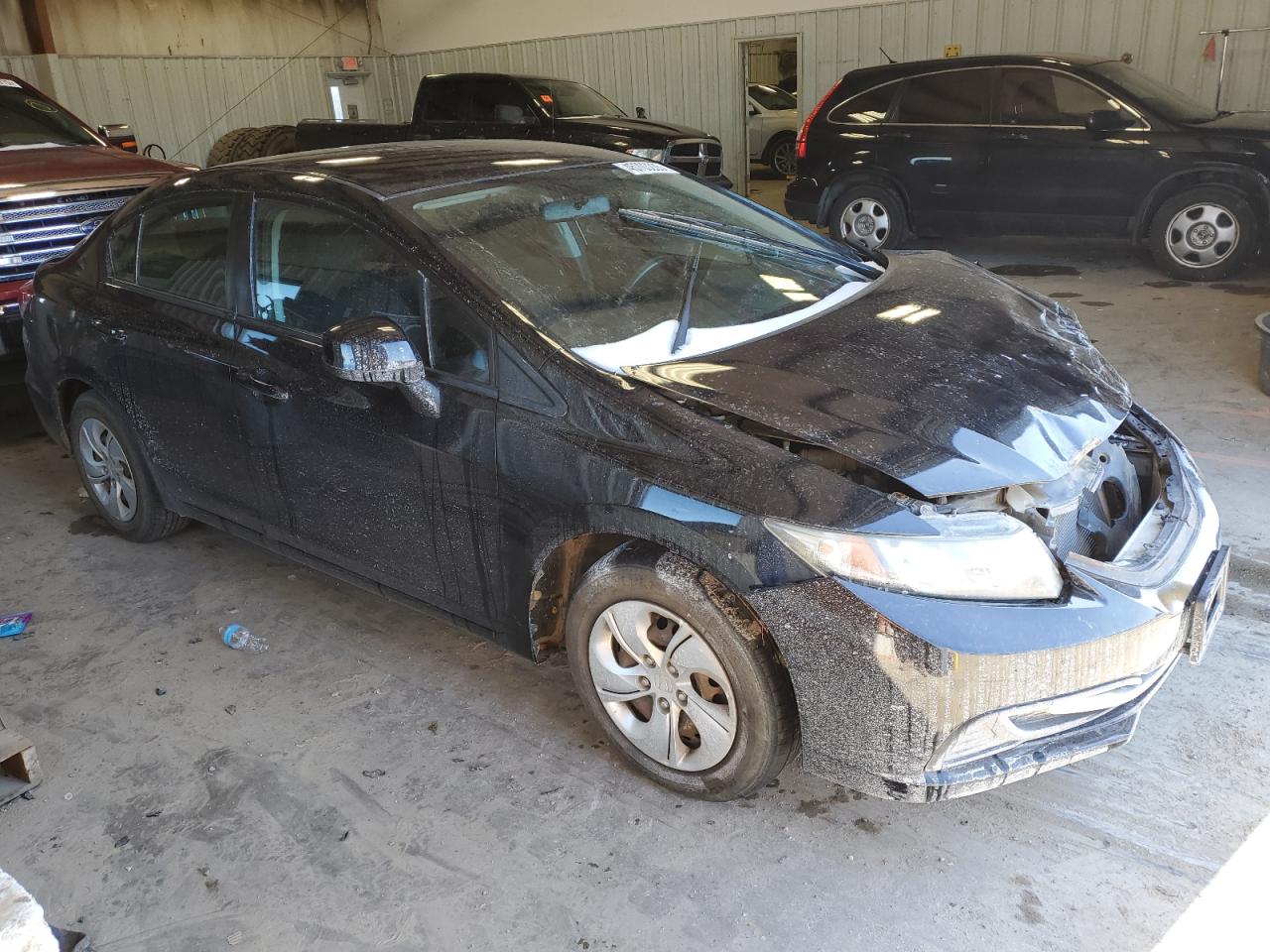 2013 Honda Civic VIN 2HGFB2F53DH578440 Copart auction photo, front end / minor dent/scratches damage thumbnail 4