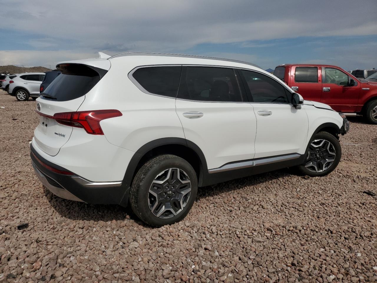 2022 Hyundai Santa Fe VIN KM8S3DA13NU026473 Copart auction photo, front end damage thumbnail 3