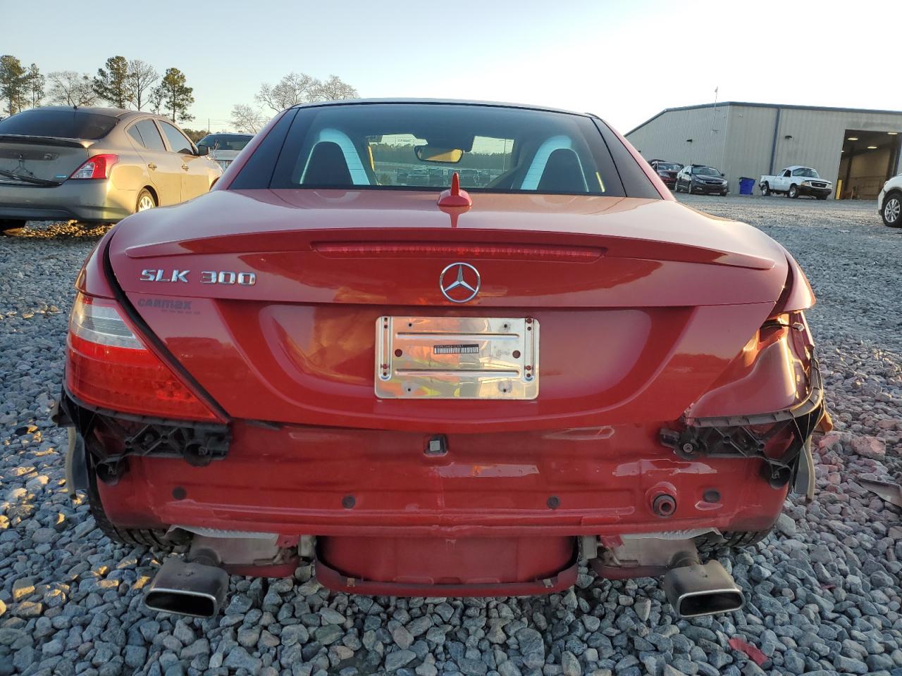 2016 Mercedes-Benz SLK-klasse VIN WDDPK3JA4GF123041 Copart auction photo, rear end damage thumbnail 6