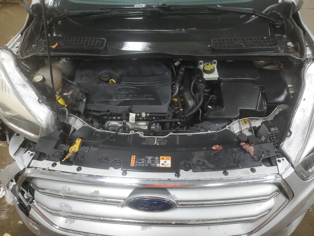 2017 Ford Escape VIN 1FMCU0GD0HUB16518 Copart auction photo, front end / side damage thumbnail 12