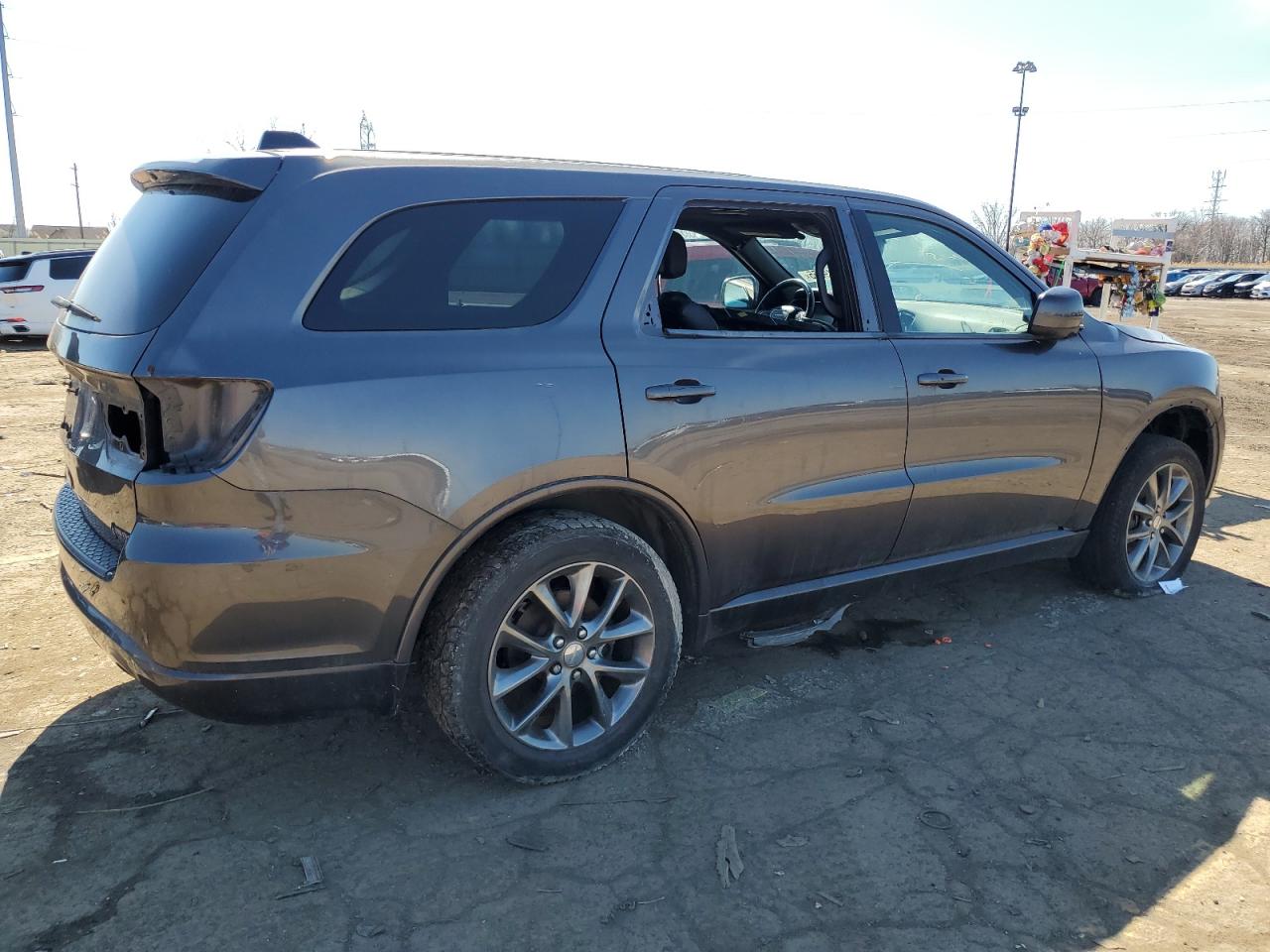 2014 Dodge Durango VIN 1C4RDJAG6EC597917 Copart auction photo, front end / stripped damage thumbnail 3