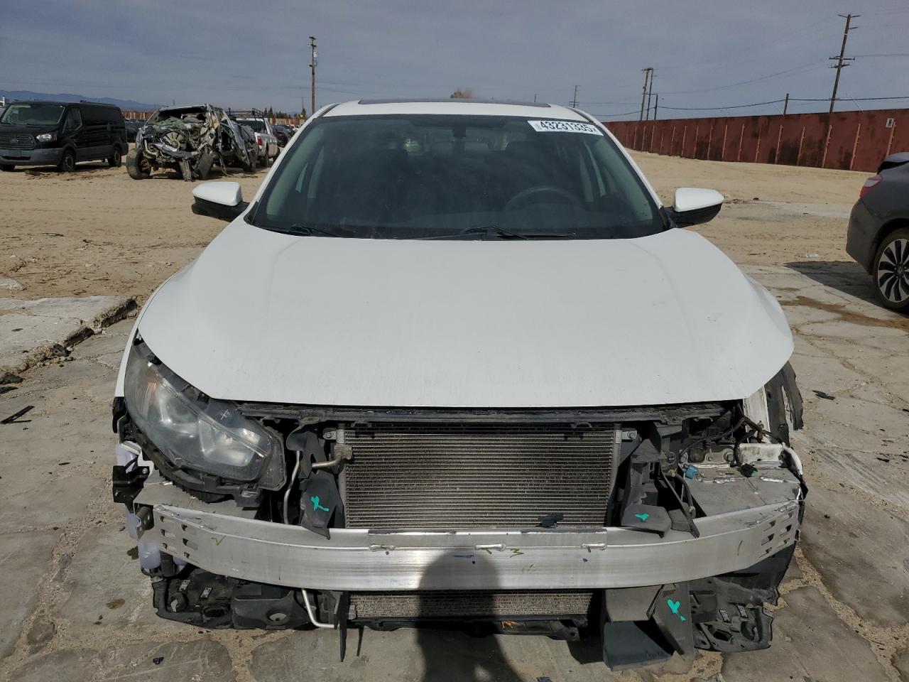 2017 Honda Civic VIN 2HGFC2F71HH500596 Copart auction photo, front end damage thumbnail 5