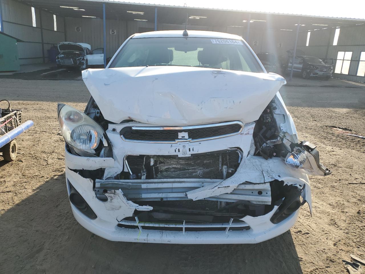 2014 Chevrolet Spark VIN KL8CB6S92EC525808 Copart auction photo, front end damage thumbnail 5