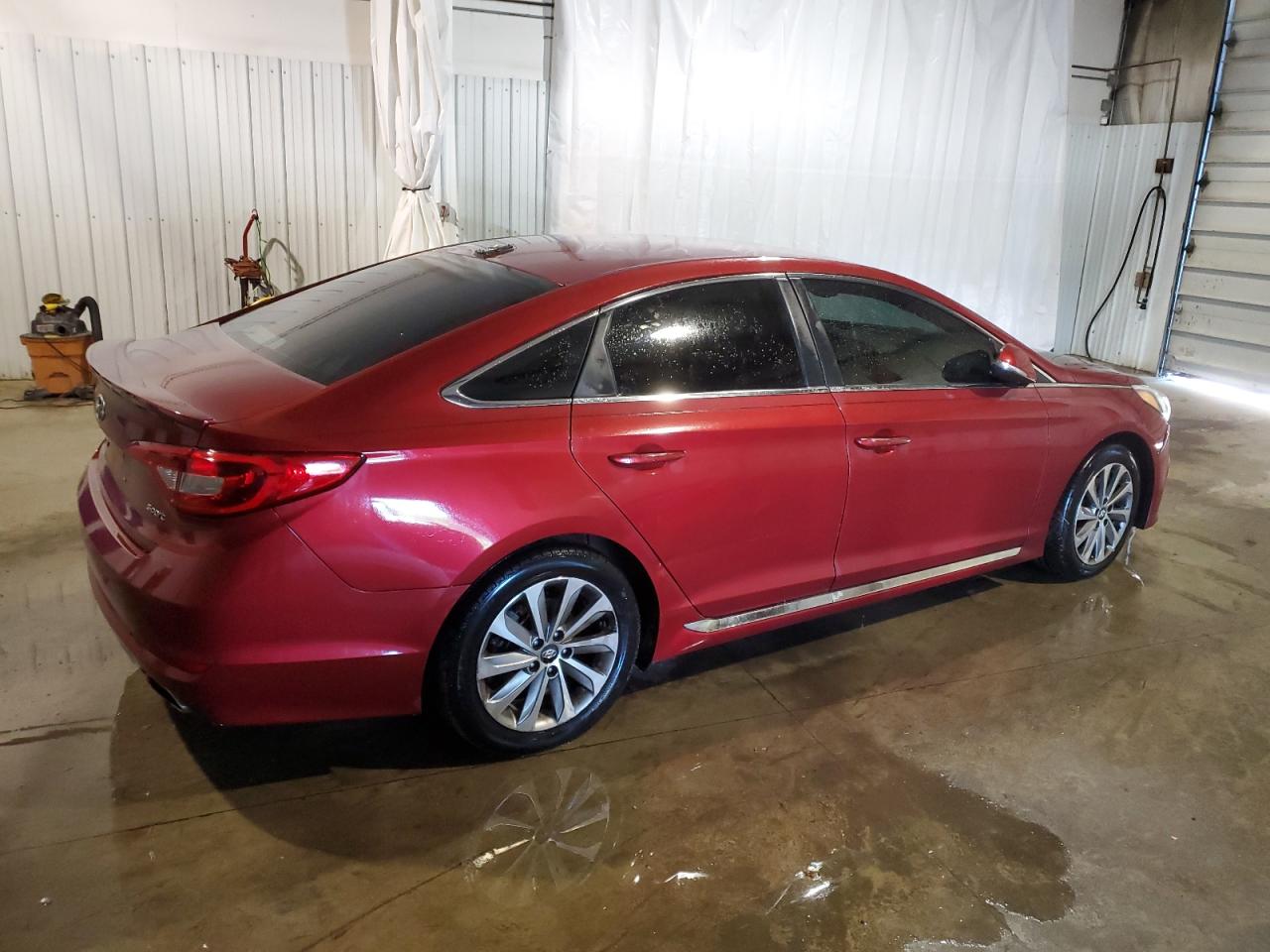 2016 Hyundai Sonata VIN 5NPE34AFXGH393963 Copart auction photo, vandalism damage thumbnail 3