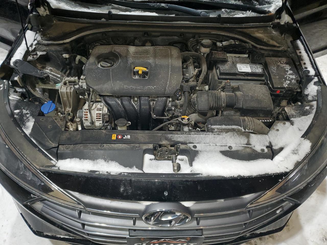 2020 Hyundai Elantra VIN 5NPD84LF9LH508752 Copart auction photo, side / front end damage thumbnail 12