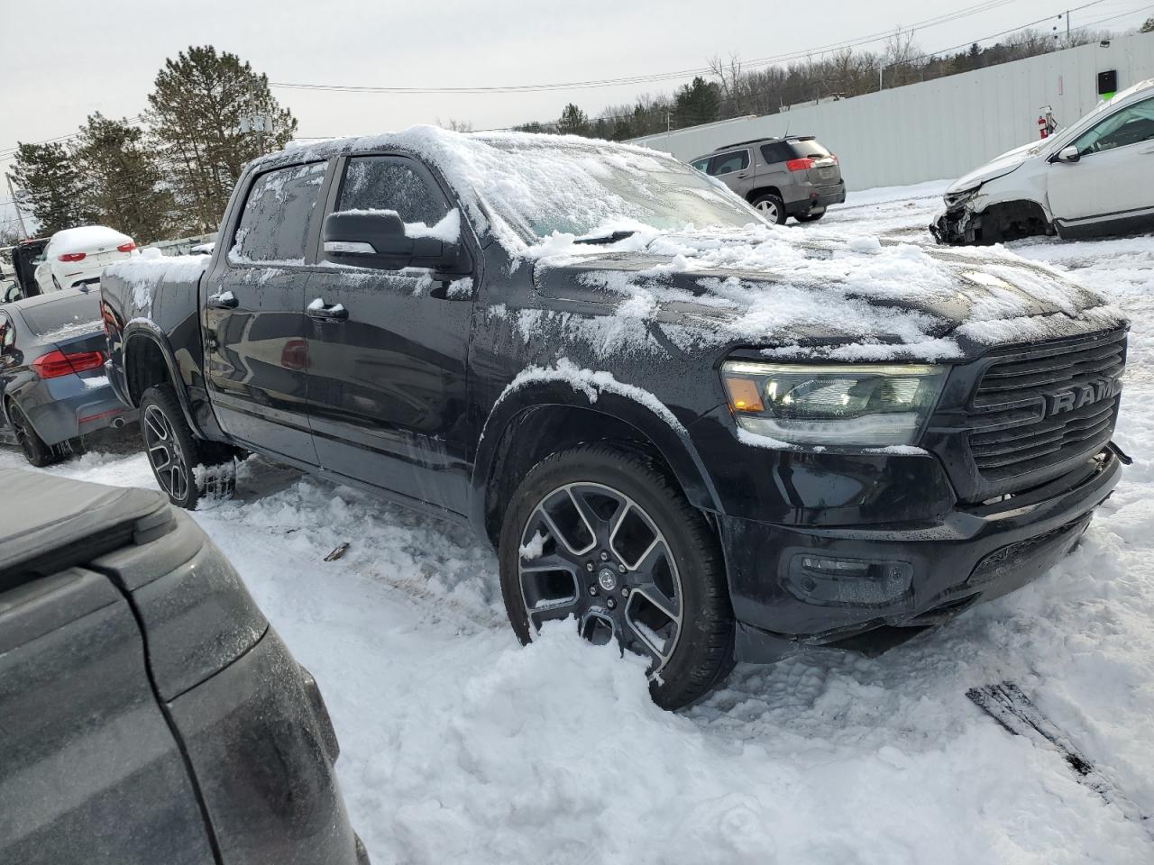 2019 RAM 1500 VIN 1C6SRFJT4KN610944 Copart auction photo, front end / undercarriage damage thumbnail 4