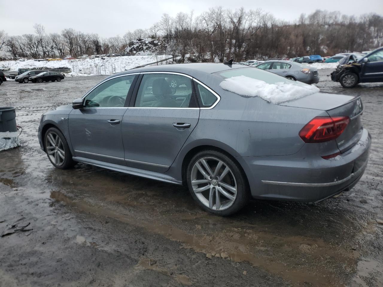 2017 Volkswagen Passat VIN 1VWDT7A36HC054954 Copart auction photo, all over / undercarriage damage thumbnail 2